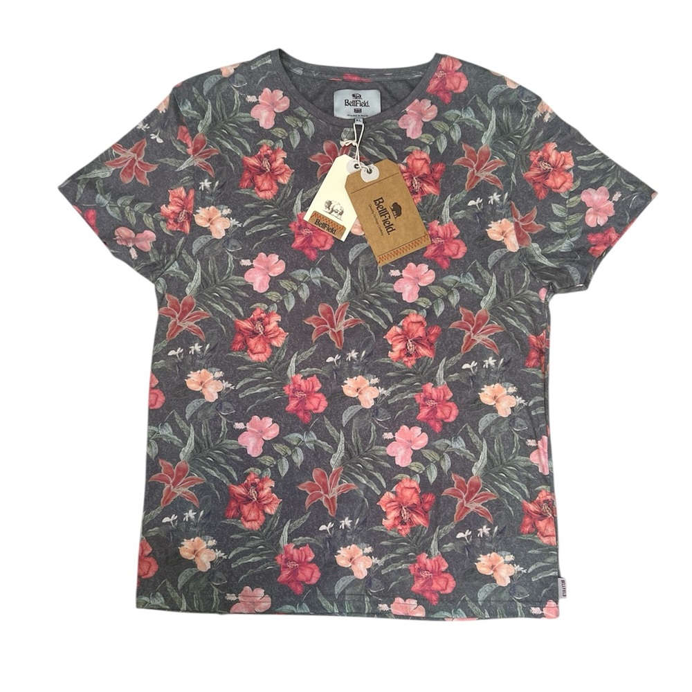 BellField Clothing Men’s Floral T-shirt Size XL